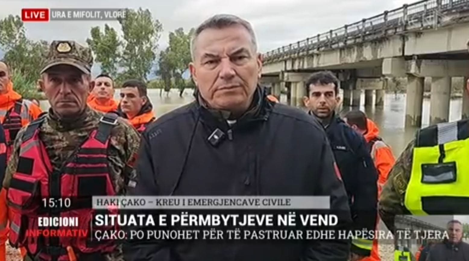 Përmbytjet/ Çako: Ka kaluar rreziku kryesor, rëndësi bashkëpunimi në kohë reale (VIDEO)