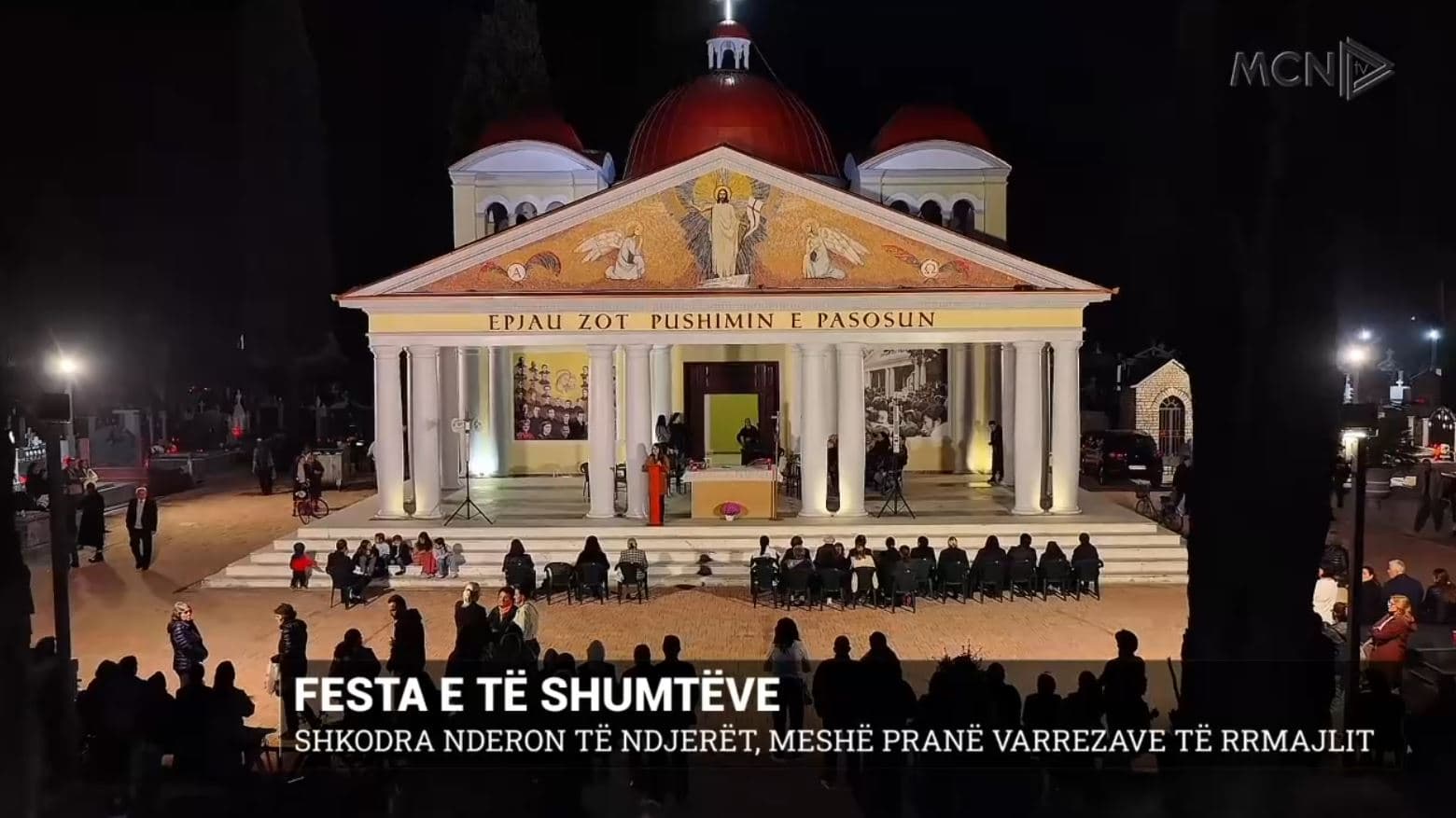 Shkodra nderon të ndjerët, meshë pranë varrezave të Rrmajlit (VIDEO)