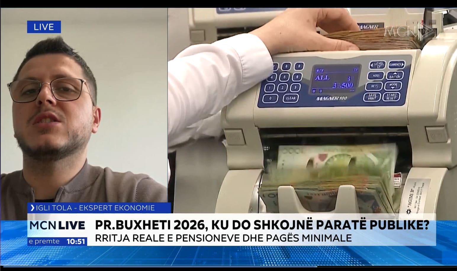 Projektbuxheti 2026/ Tola: Vazhdimësi e buxhetit të kaluar. Rritja e pensioneve nuk mund të jetë bonus (VIDEO)