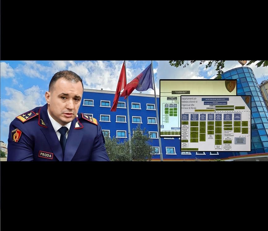 Kryepolici Proda prezanton strukturën/ “Departament Krimi dhe centralizim të hierarkisë për uniformat blu”