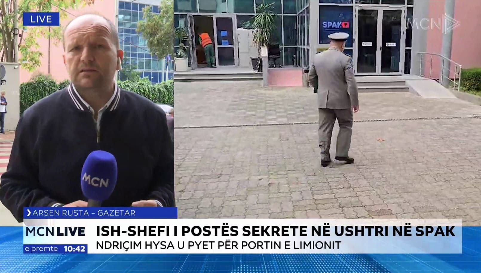 Ish-shefi i Postës Sekrete në Ushtrinë Shqiptare, Ndriçim Hysa në SPAK / Rusta: Është pyetur si person në dijeni për çështjen e Portit të Limionit