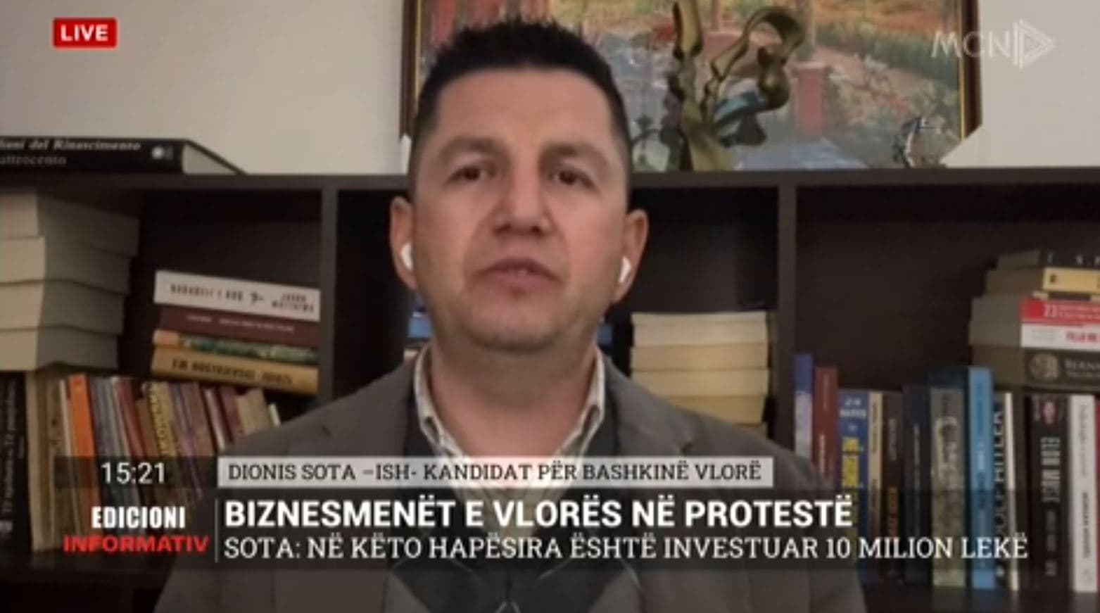 Biznesmenët e Vlorës në protestë/ Sota: Hapësira publike shfrytëzohet me leje, shteti të paguajë dëmin (VIDEO)