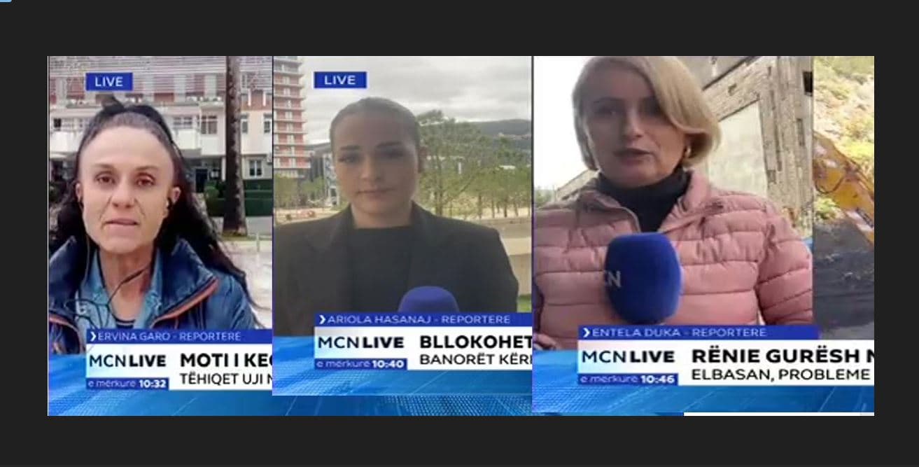 Moti i keq në vend/ “MCN Live” raporton nga Durrësi, Elbasani e Vlora (VIDEO)