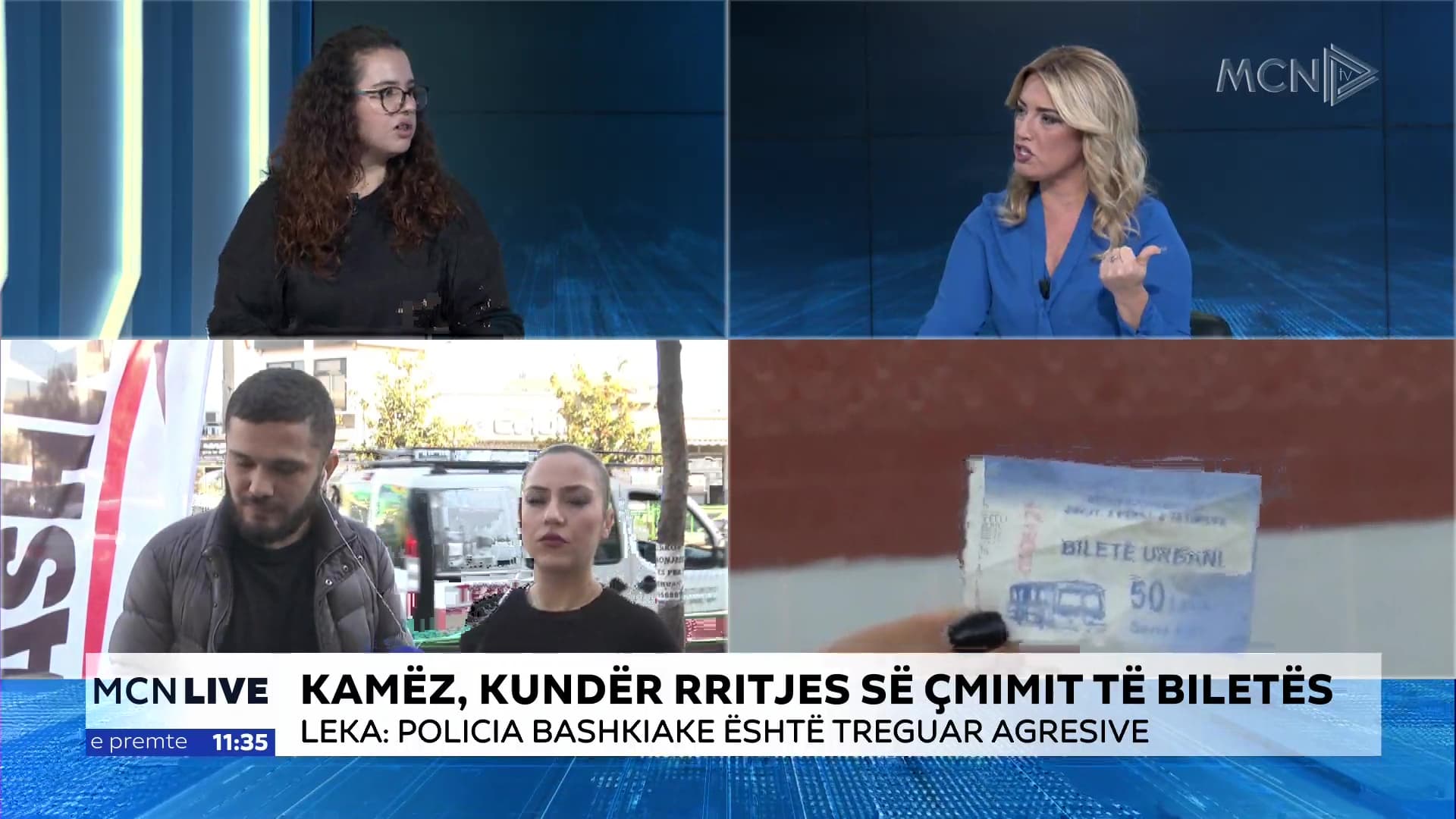 Urbani në Kamëz, 50 lekë! Aktivistët Ruka dhe Leka: Linja e transportit është monopoliste. Do të vijojmë me peticionin kundër rritjes së çmimit (VIDEO)