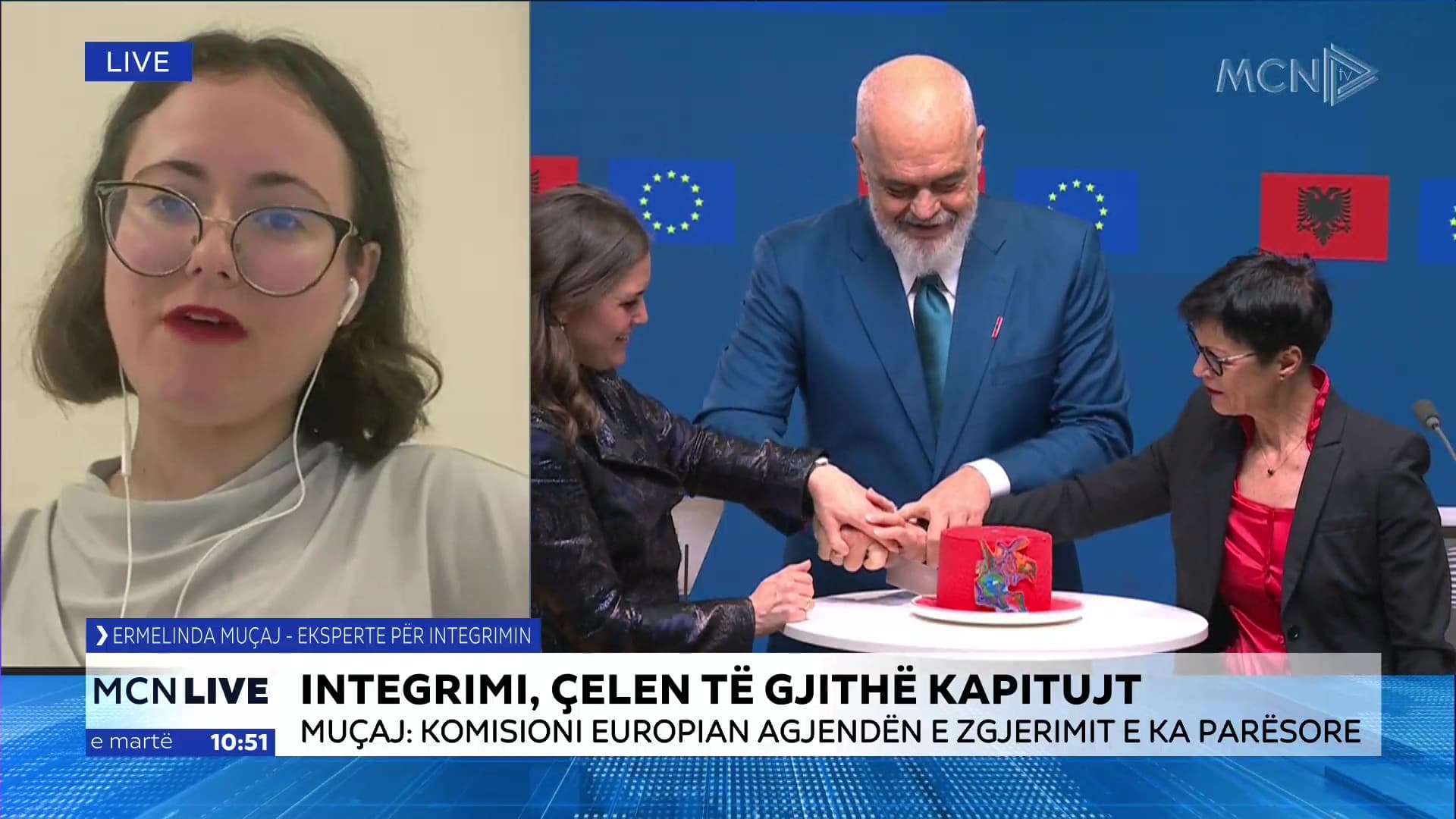 Çelen kapitujt/ Muçaj: Nëse negociatat mbyllen deri në 2028, procesi do të kërkojë kohë edhe për ratifikimin e traktatit të anëtarësimit nga BE dhe Shqipëria (VIDEO)