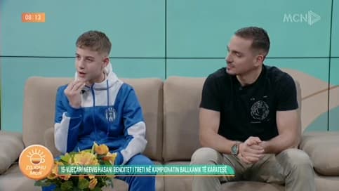 Neevis Hasani, i treti në Kampionatin Ballkanik të Karatesë/ Karateisti dhe trajneri Basha rrëfejnë emocionet e fitores