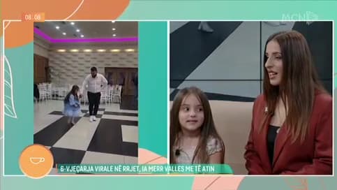 6-vjeçarja që u bë virale në rrjet, kërcejnë bashkë me të atin/ E ëma: I njeh të gjitha vallet që në moshën 3-vjeçare
