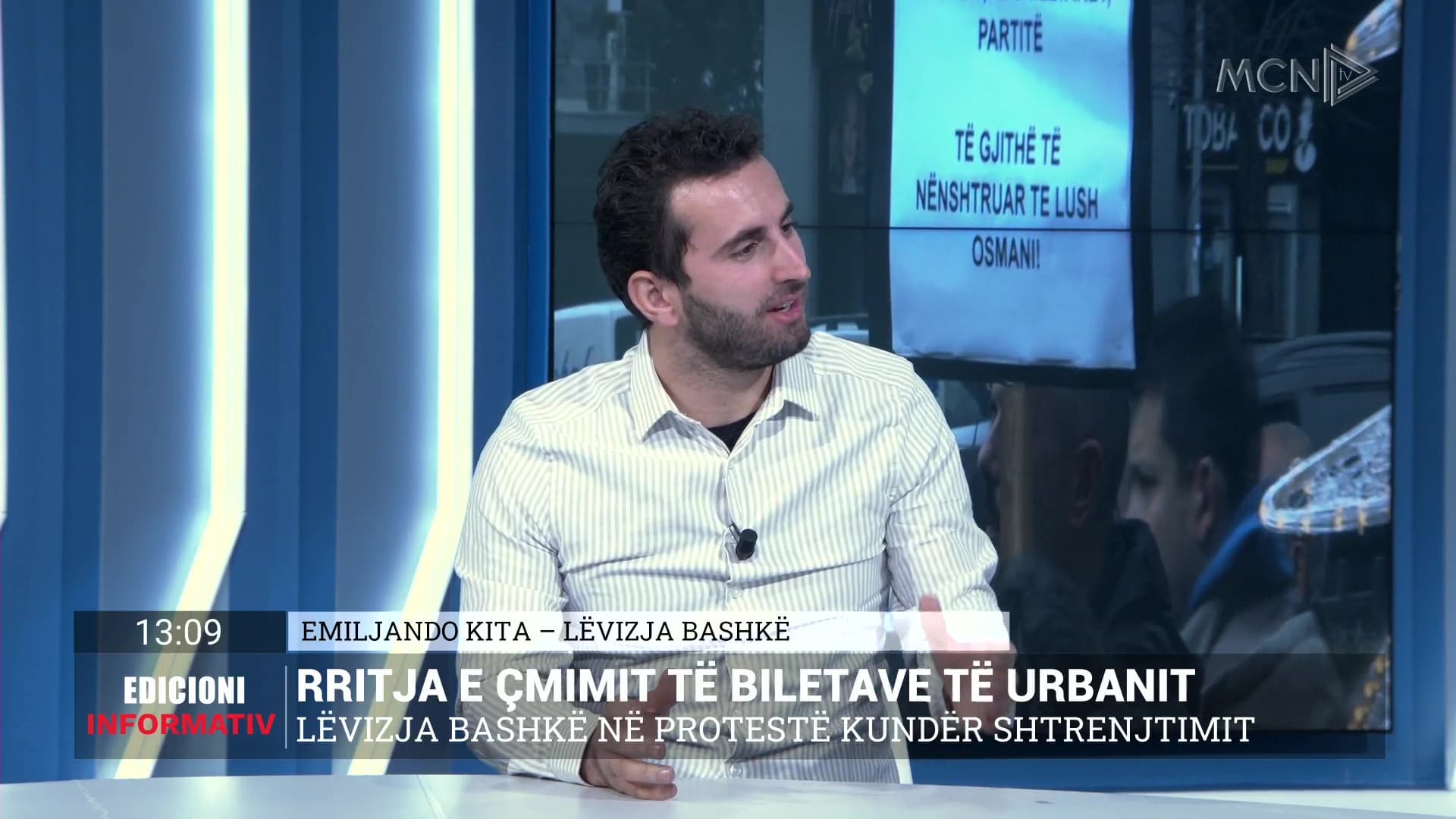 Lëvizja Bashkë protestë kundër shtrenjtimit të biletave në Kamëz/ Kita: Transporti publik është kthyer në emergjencë kombëtare (VIDEO)