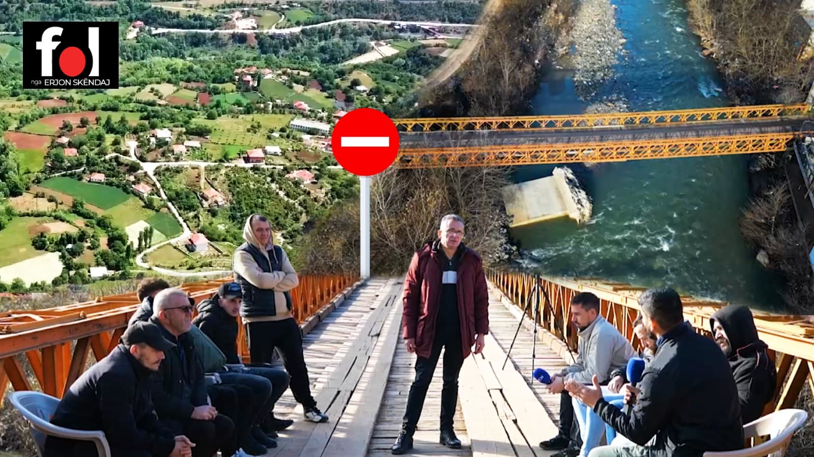 Xhyra prej dy muajsh e izoluar/ Banorët kalojnë urën “me shpirt të ngrirë” (VIDEO)