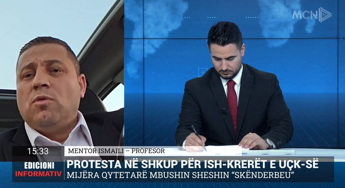 Protesta në Shkup për ish-drejtuesit e UÇK/ Ismaili: I bëmë me dije Hagës se janë çlirimtarë. I bindur që do lirohen nga akt-akuzat 