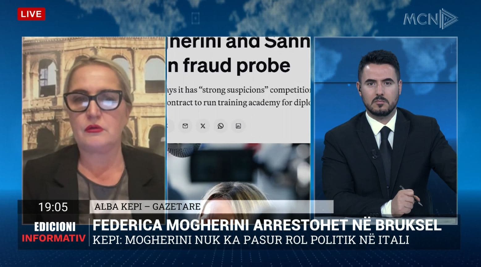 Arrestimi i Federica Mogherini-t/ Kepi: Po hetohet pa imunitet