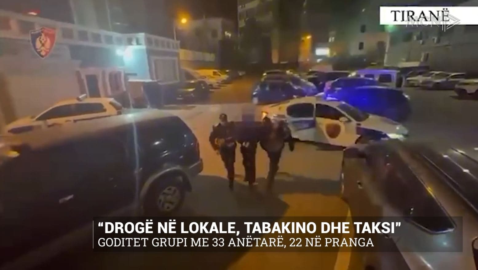 “Drogë në lokale, tabakino dhe taksi”/ Goditet grupi me 33 anëtarë, 22 në pranga (VIDEO)