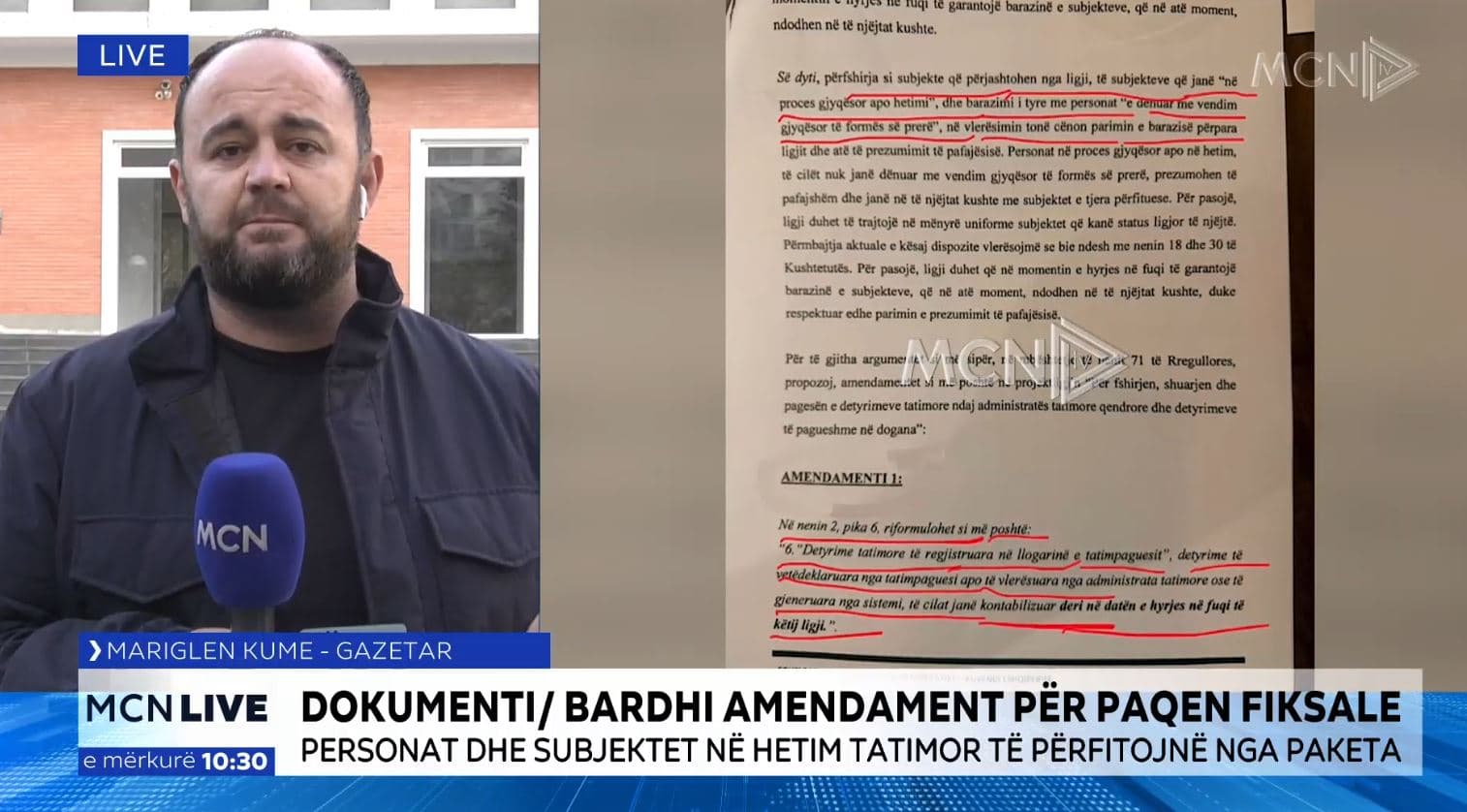 Bardhi, amendament për paqen fiskale/ Kume: Dyshime për lobim. Mund të përfitojë Bankers (VIDEO)