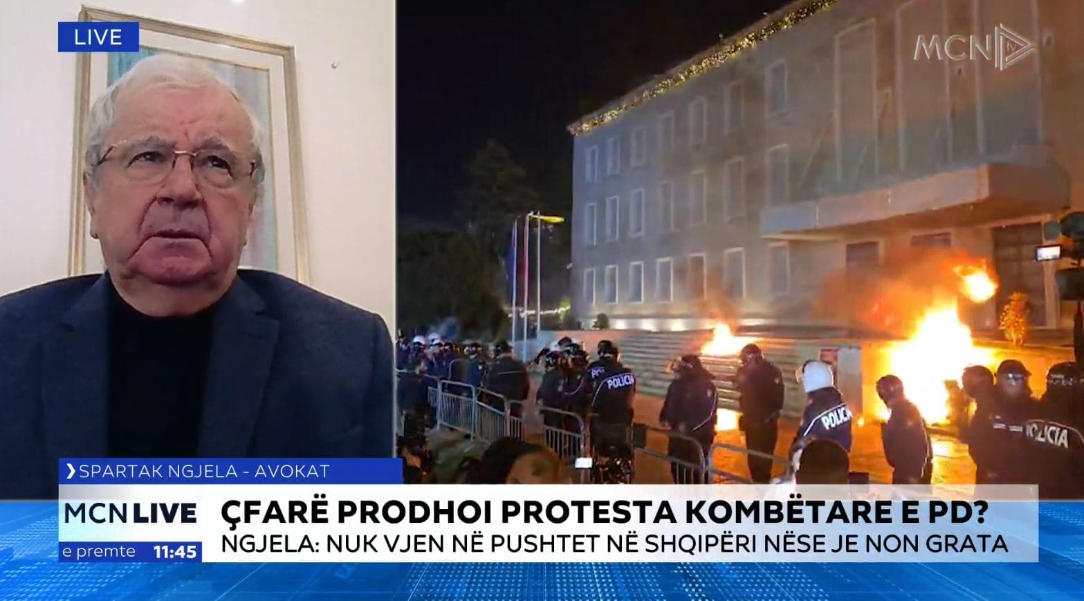 Ngjela: Protestat prej ngarkesës emocionale të Berishës, po ndihmon PS të rrijë në defektin e vet (VIDEO)