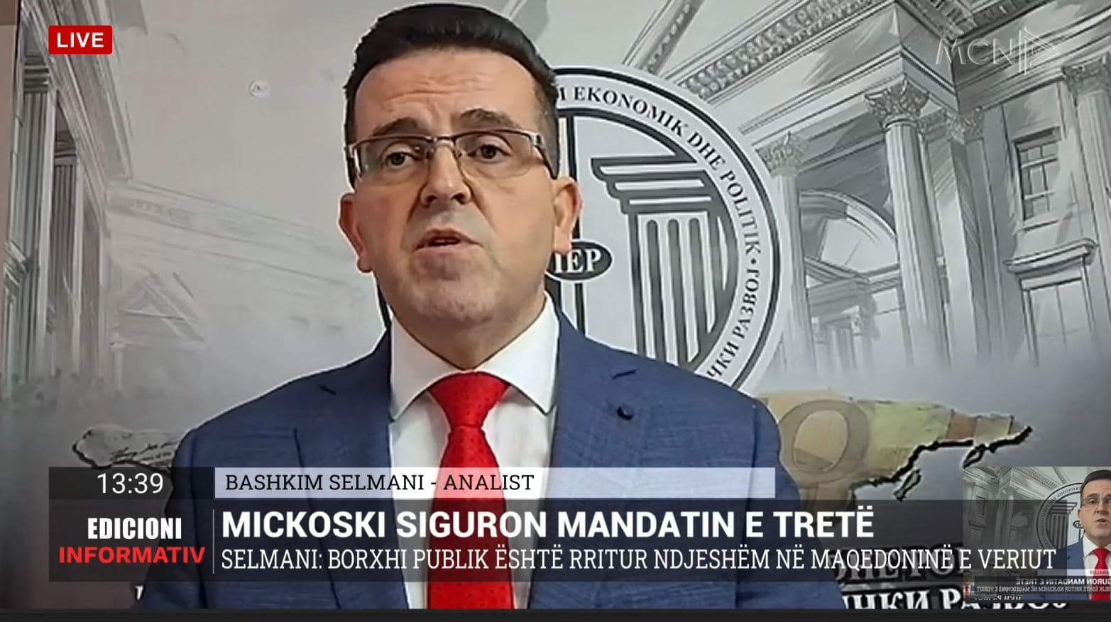 Mickoski rizgjidhet në krye të VMRO/DPMNE, Selmani: Me qëndrimet e tij, në pikëpyetje të drejtat e shqiptarëve (VIDEO)