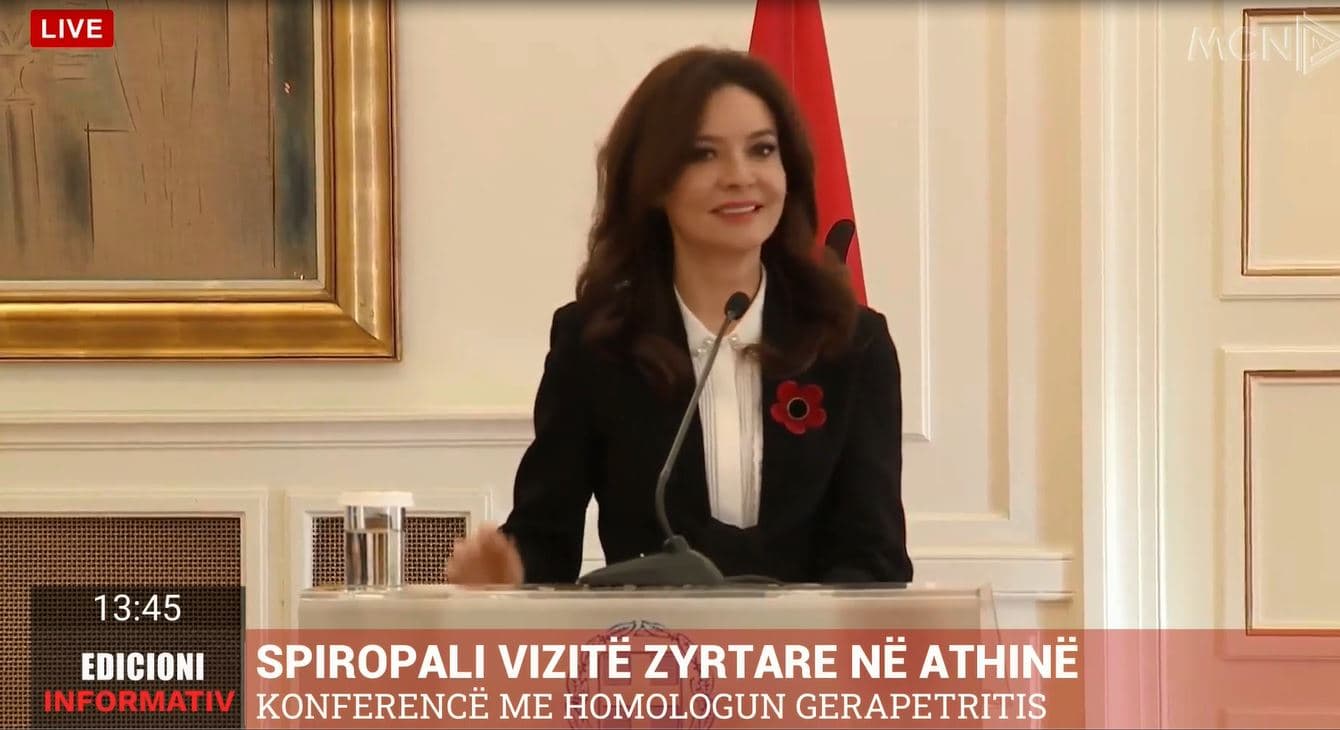 Spiropali: Rikonfirmohet mbështetja e Greqisë për integrimin.  Çështja e detit, zgjidhje në përputhje me të drejtën ndërkombëtare