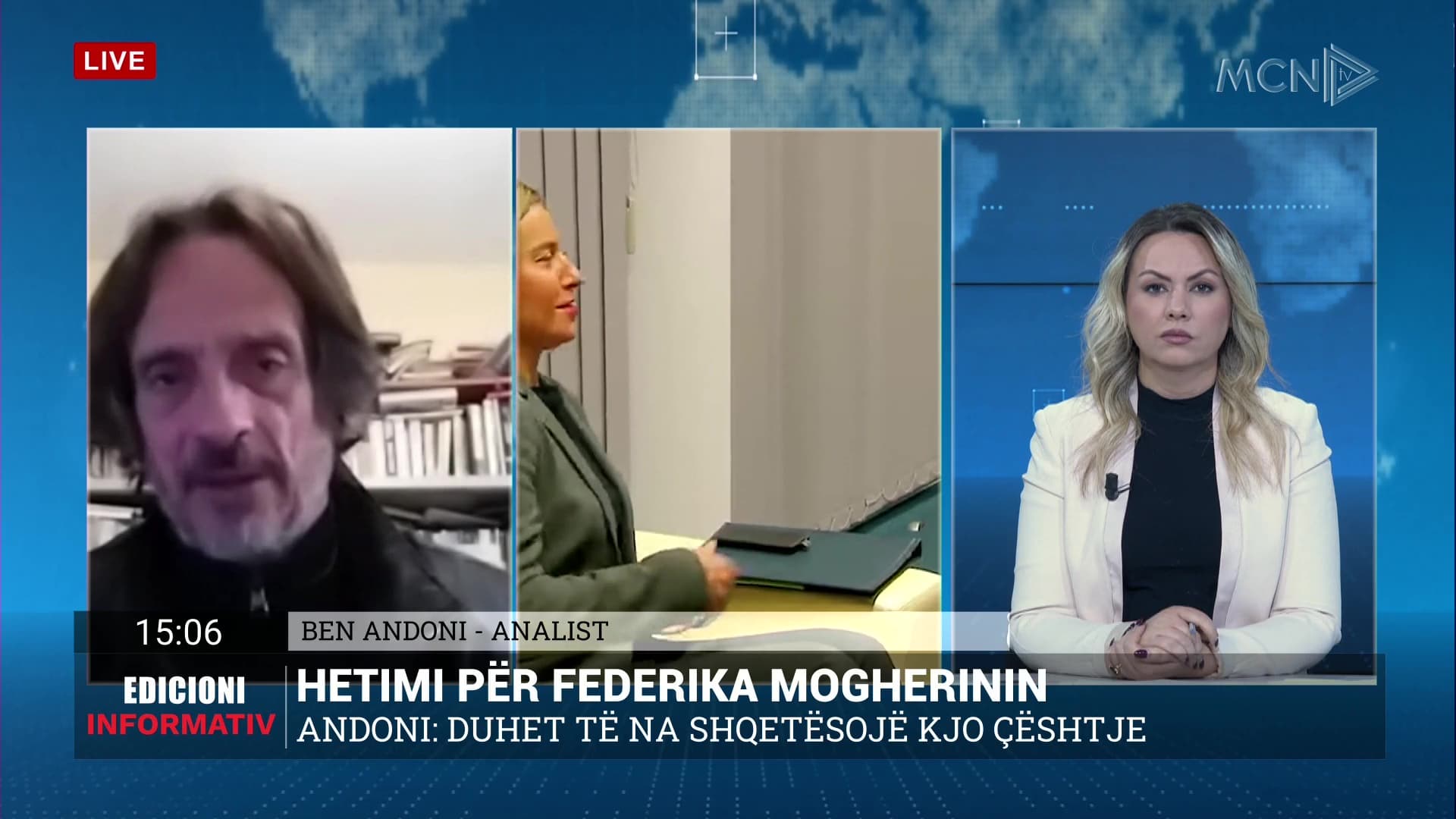 Andoni: Mogherini e ka të pamundur që të bëjë lëvizje të tjera. Së shpejti edhe media në Shqipëri do e godasë Brukselin