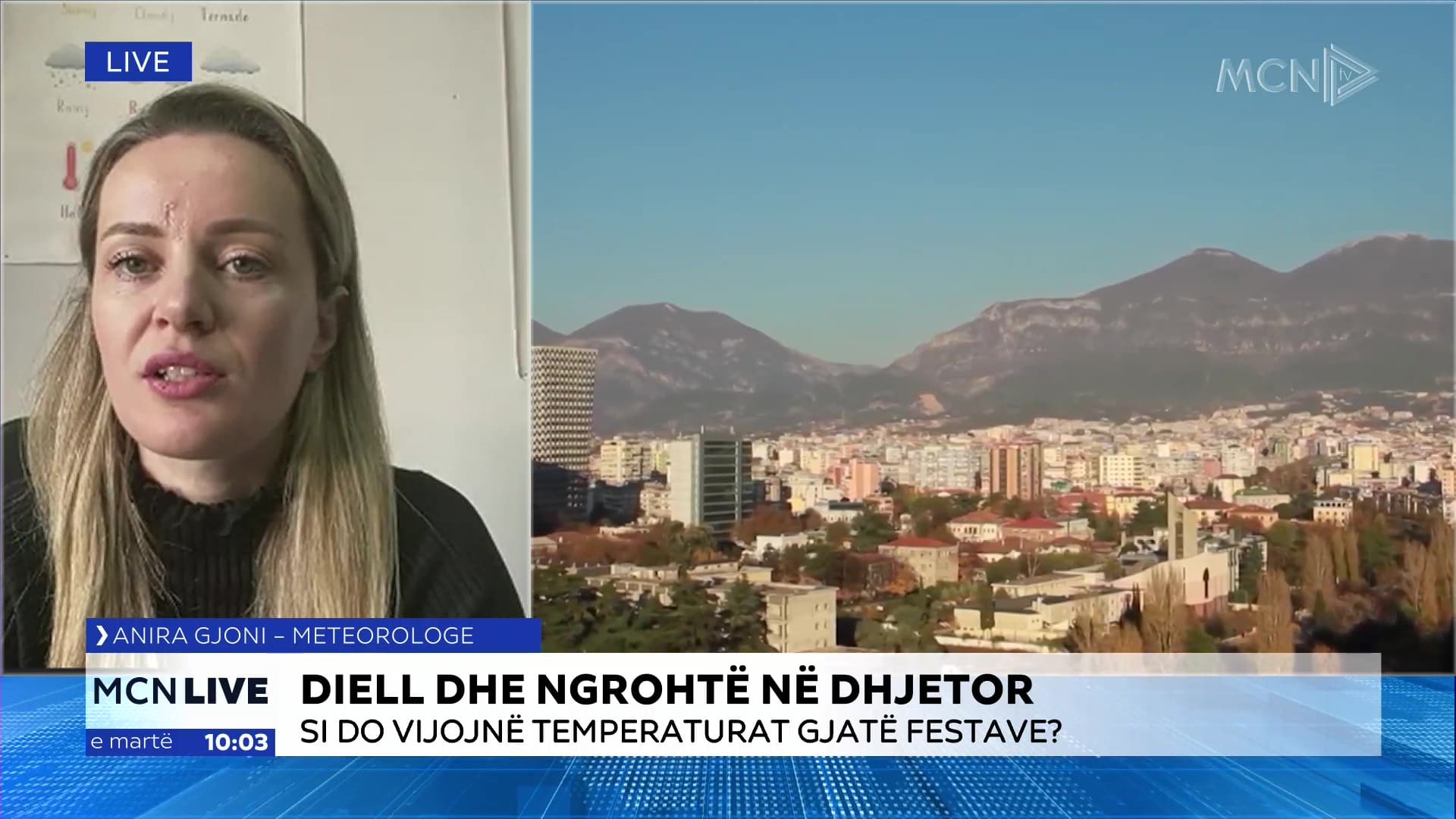 Moti në një javë/ Gjoni: I qëndrueshëm dhe me diell, temperaturat ulen me 2°C (VIDEO)
