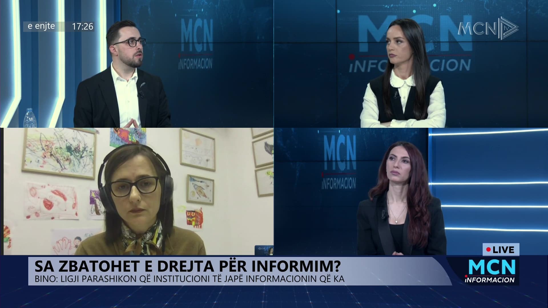   Sa zbatohet e drejta për informim? Panelistët diskutojnë mungesat dhe vonesat në zbatimin e ligjit nga institucionet shtetërore