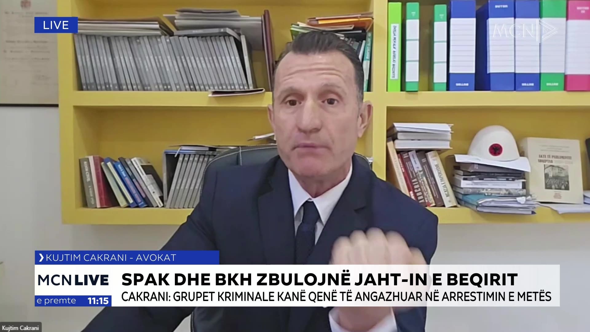 Cakrani: Grupet kriminale të lidhur me pushtetin kanë pasur interes që Meta të arrestohej me show. Janë përzgjedhur oficerët, SPAK-u i ka provat (VIDEO)