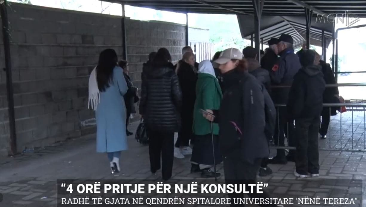  “4 orë pritje për një konsultë”/ Radhë të gjata në Qendrën Spitalore Universitare "Nënë Tereza" (VIDEO)