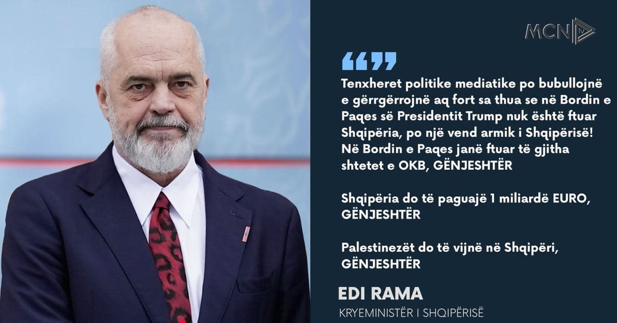  “Nuk paguajmë për Bordin e Paqes”/ Rama për ftesën e Trump: Nuk jemi të detyruar të marrim palestinezë (VIDEO)