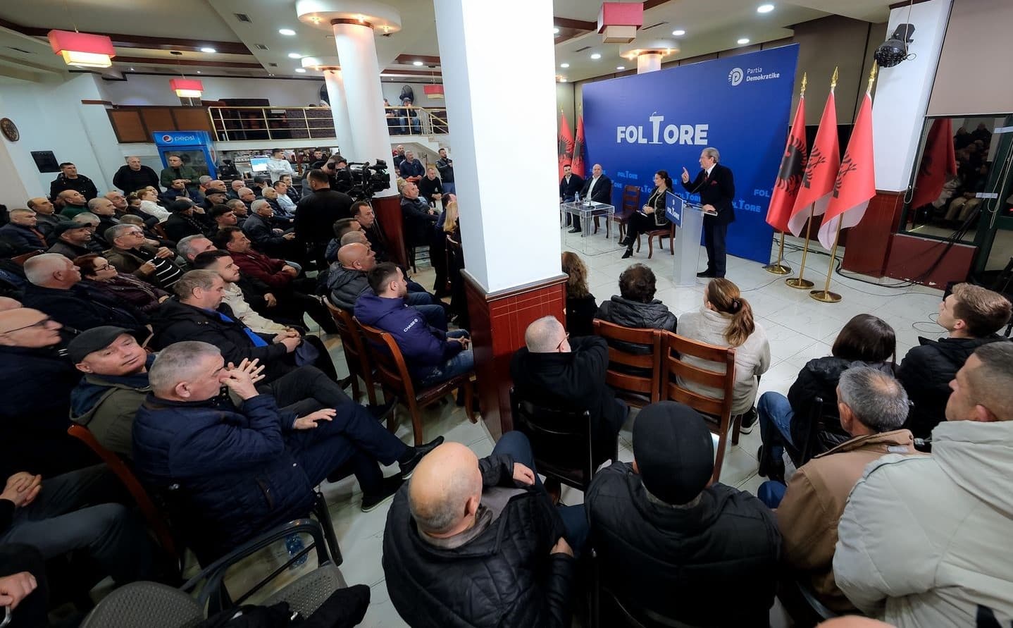   Berisha: Askush nga jashtë nuk do të vijë të na i zgjidhë problemet, do të përballemi në sheshet e Tiranës deri në fitoren e PD-së