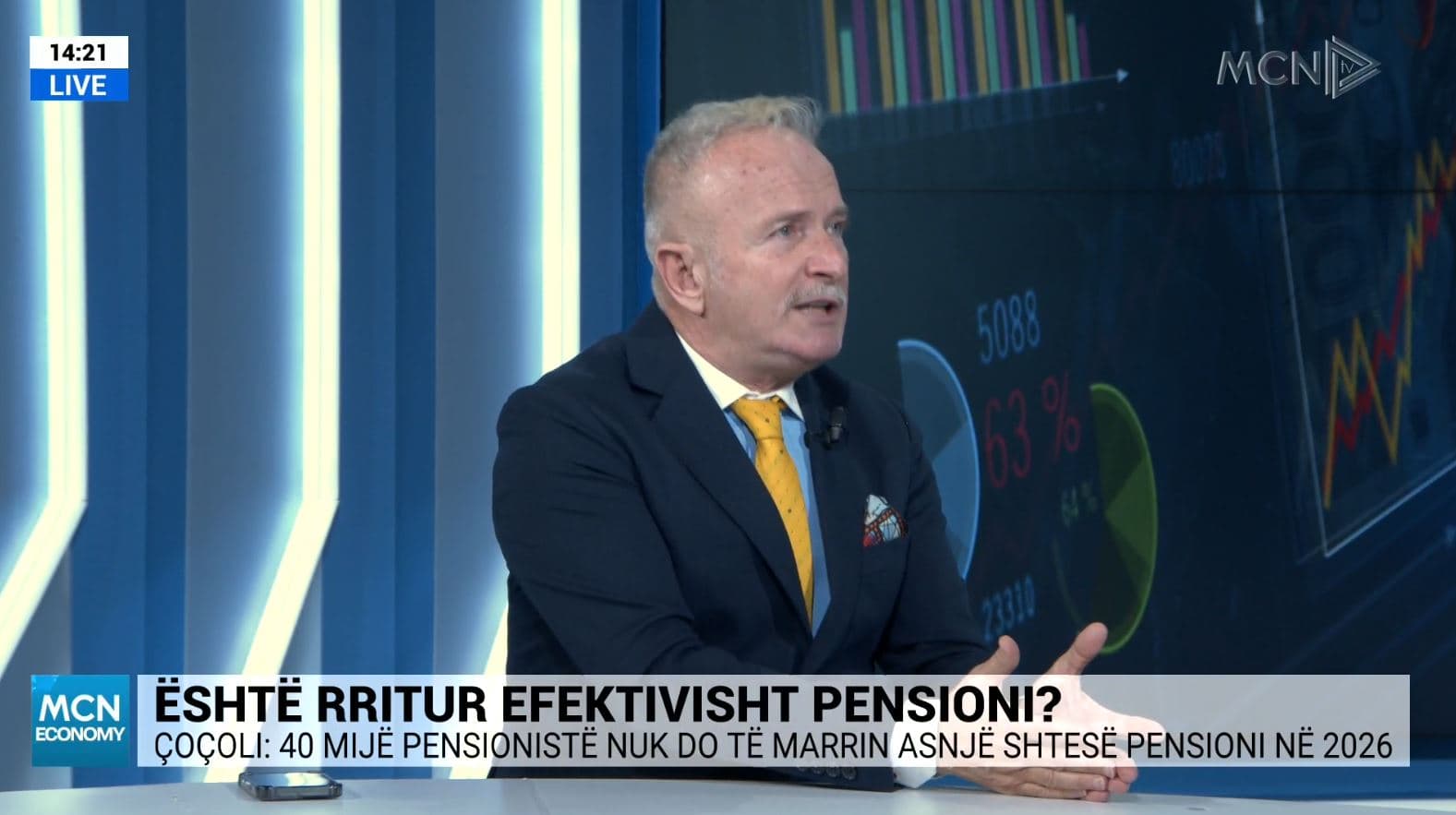 Çoçoli: Pensionistët po marrin shtesë pensionesh, 40 mijë prej tyre nuk përfitojnë 