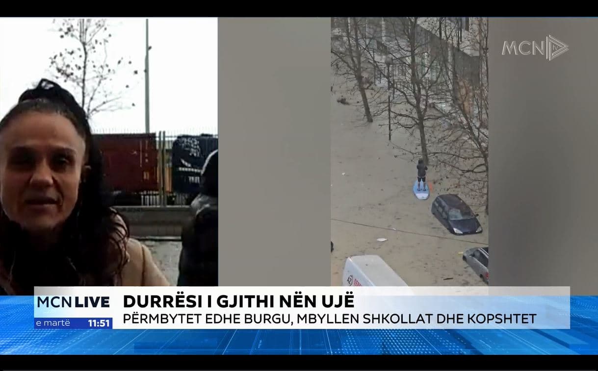   Reshjet intensive në Durrës/ Përmbytet edhe burgu, nis evakuimi i të burgosurve (VIDEO)