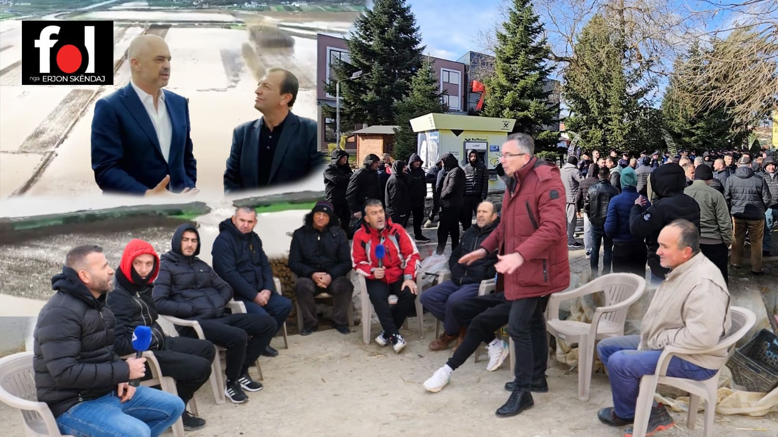 Fermerët e Maliqit nën ujë, premtimet në ajër (VIDEO)