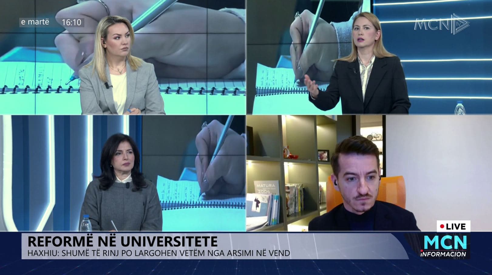 Karabina, Haxhiu e Muka: Nevojitet reformë e thellë në arsim dhe një pakt kombëtar. Nuk ka profesorë (VIDEO)