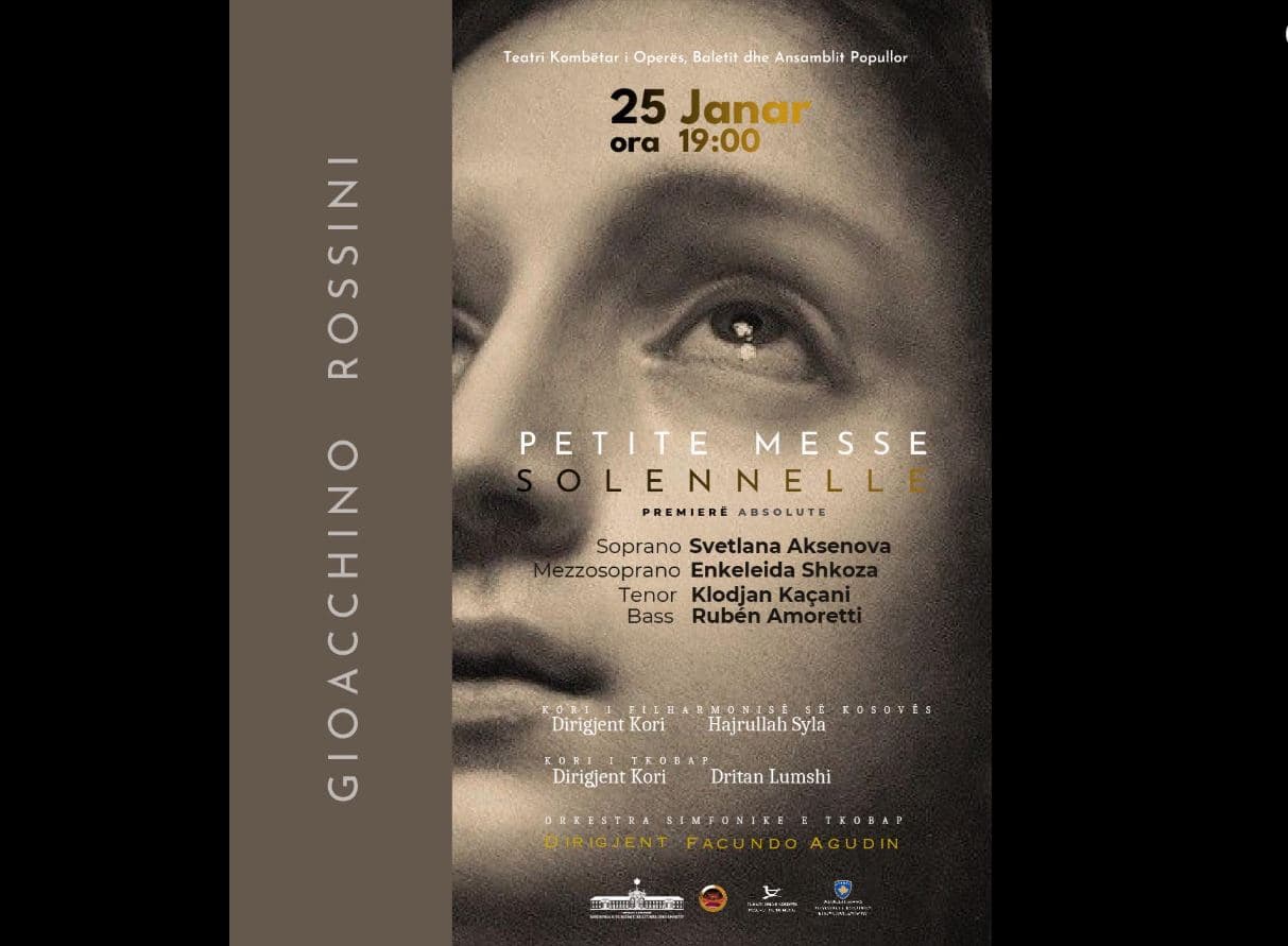 “Petite Messe Solennelle”, kryevepra e Rossinit, sonte premierë në TKOB