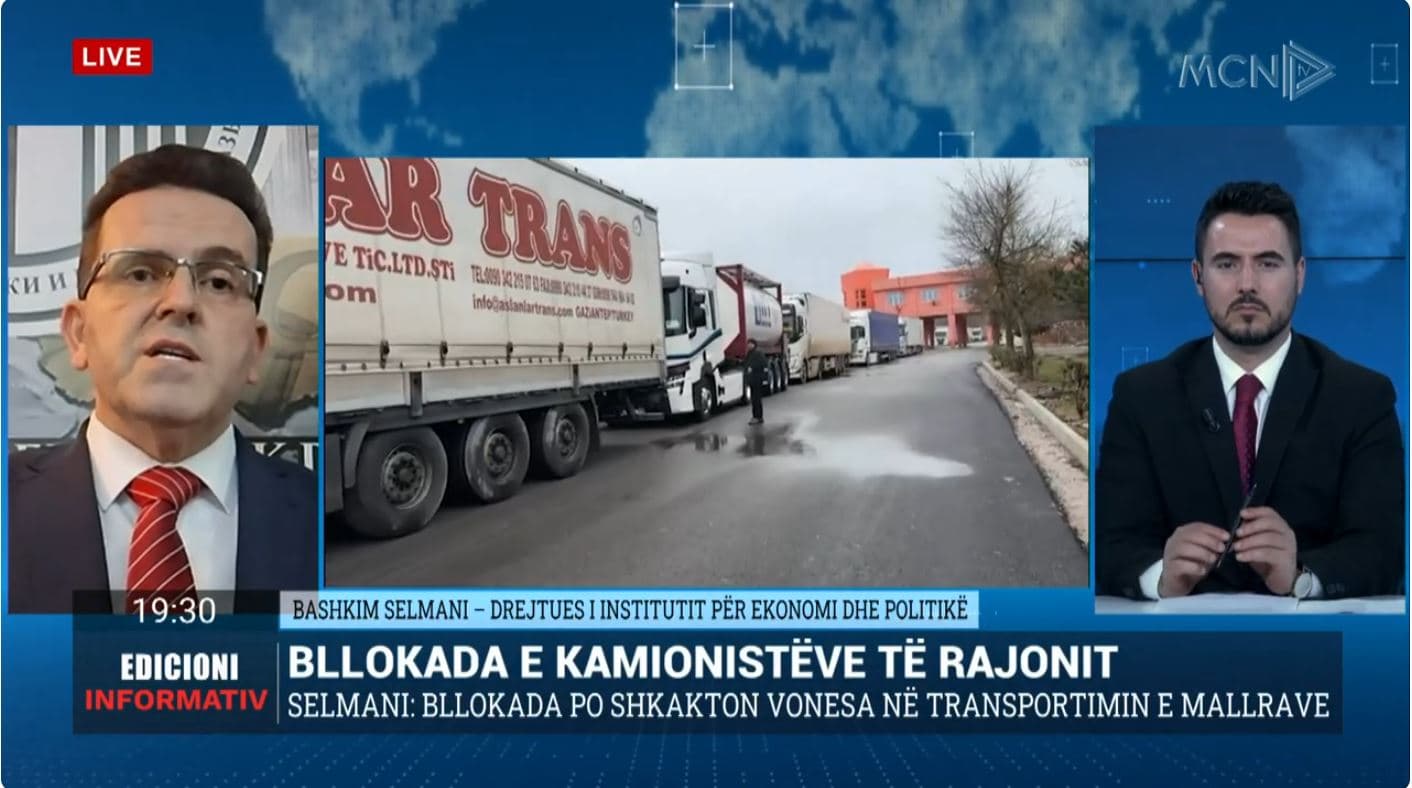 Protesta e kamionistëve, Selmani: BE i ka dhënë sinjalet, nuk do lejojë asnjë shkelje 