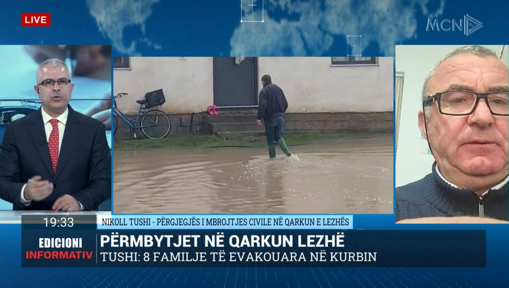 Përmbytjet në Lezhë, Tushi: Nën ujë 1610 ha tokë, 200 shtëpi të izoluara (VIDEO) 