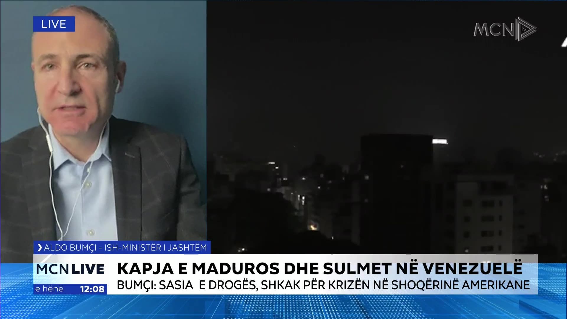 Ndërhyrja në Venezuelë/ Bumçi: Vendimi lidhet me sigurinë e SHBA-ve dhe të Amerikës Latine (VIDEO)