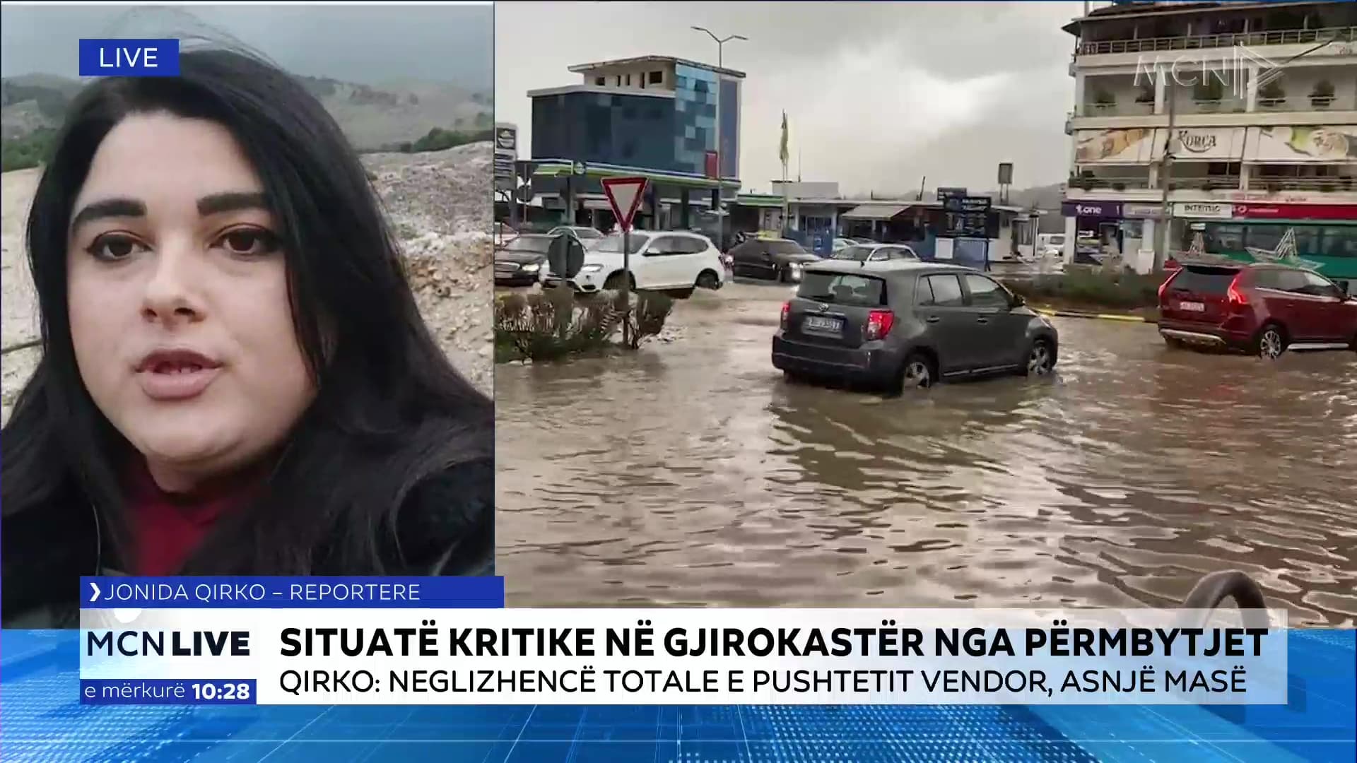 Situatë kritike në Gjirokastër/ Qirko: Qyteti i bllokuar nga përmbytjet, neglizhencë totale e pushtetit vendor (VIDEO)