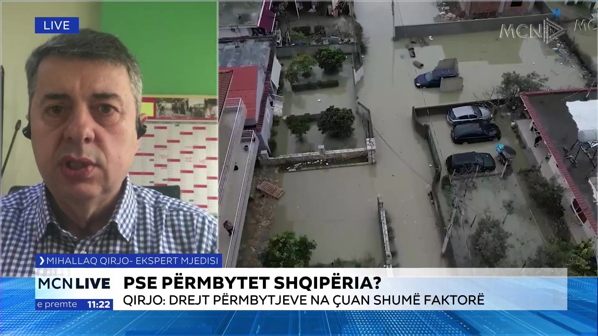 Pse përmbytet Shqipëria? Qirjo: Pasojë e keqmenaxhimit dhe ndërtimeve pa kriter. Zgjidhjet, planifikimi urban dhe strategji afatgjata (VIDEO)