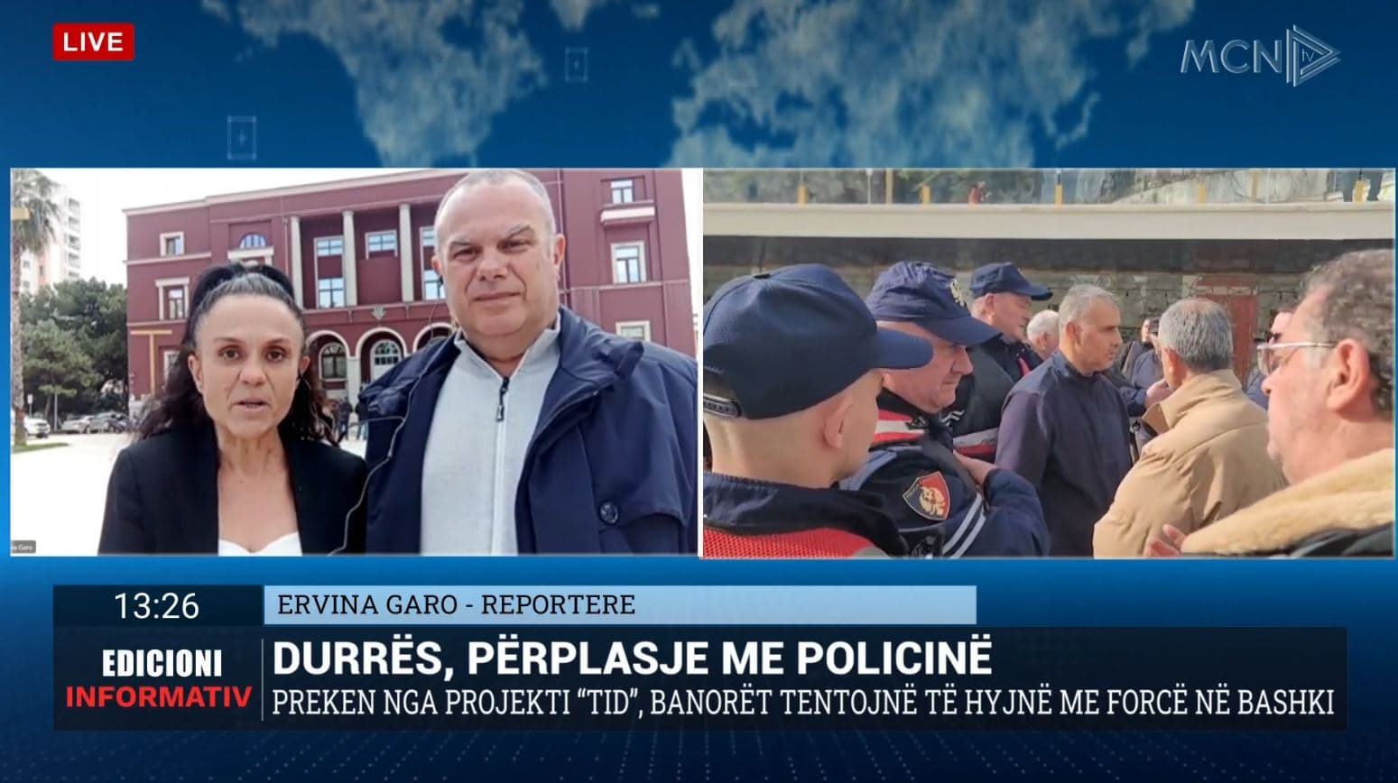 Durrës, banorët përplasje me policinë për projektin “TID”/ Muka: Katër të arrestuar (VIDEO)