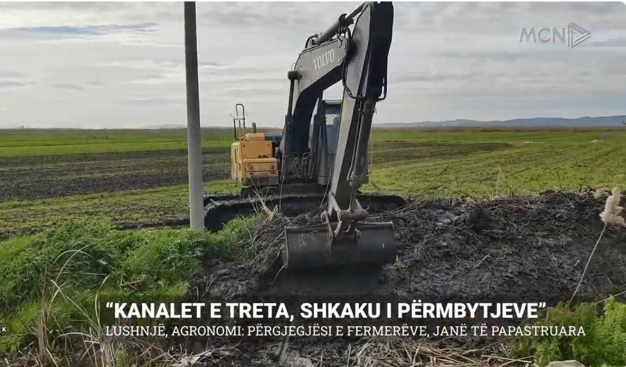 “Kanalet e treta, shkaku i përmbytjeve”. Lushnjë, agronomi: Përgjegjësi e fermerëve, të papastruara