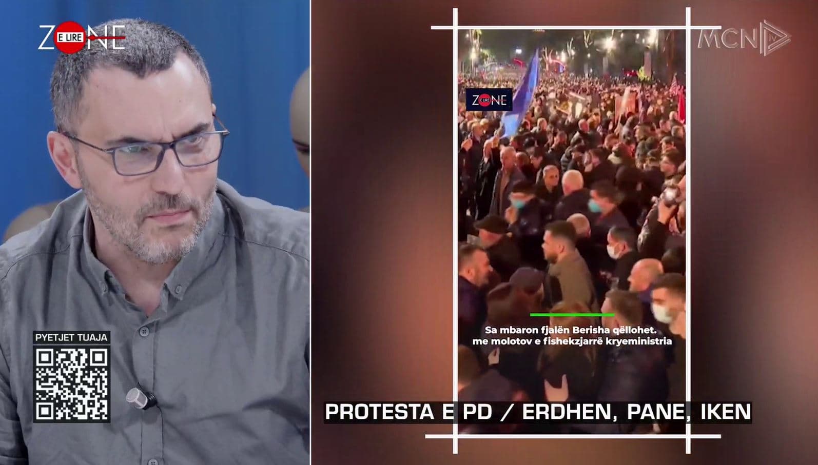 Protesta e PD-së/ Qori: Dhuna është e kontrolluar dhe reagimet janë të parashikuara