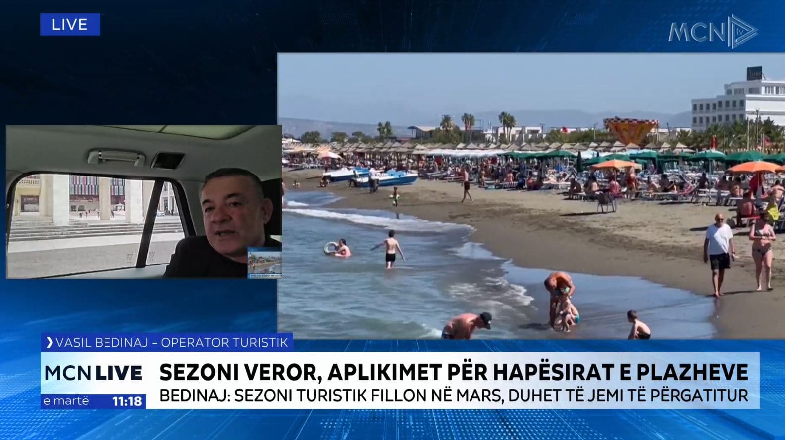 Bedinaj: Asnjë angazhim institucional për sezonin e ri turistik, nëse aeroporti i Vlorës nuk hapet do kemi anulime (VIDEO)