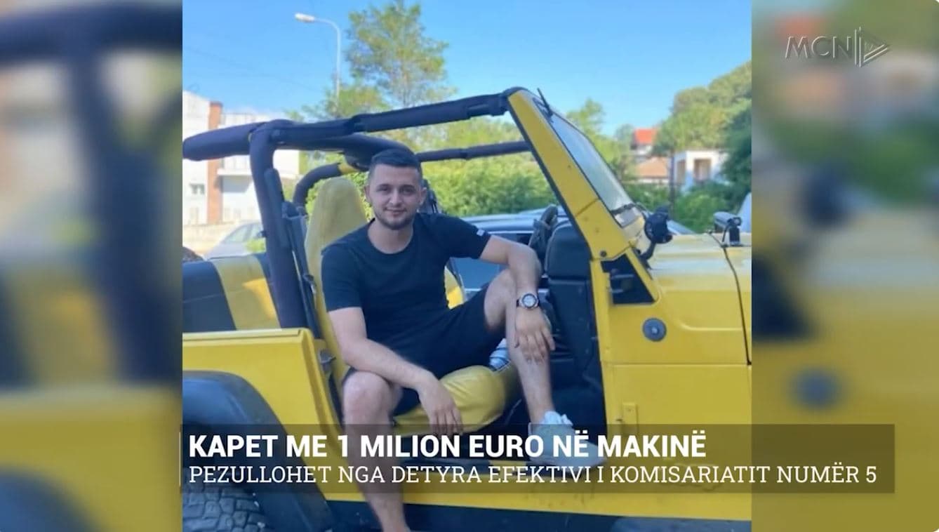 Kapet me 1 milion euro në makinë. Pezullohet nga detyra efektivi i komisariatit numër 5