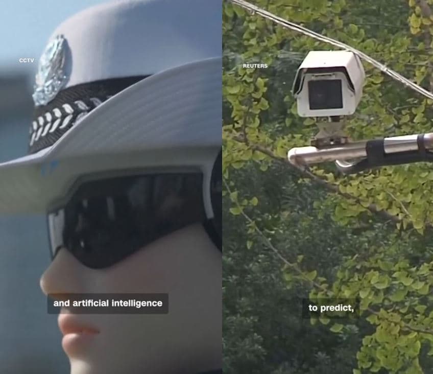 Kina po përdor robotë me IA për të menaxhuar trafikun dhe fluksin e këmbësorëve 