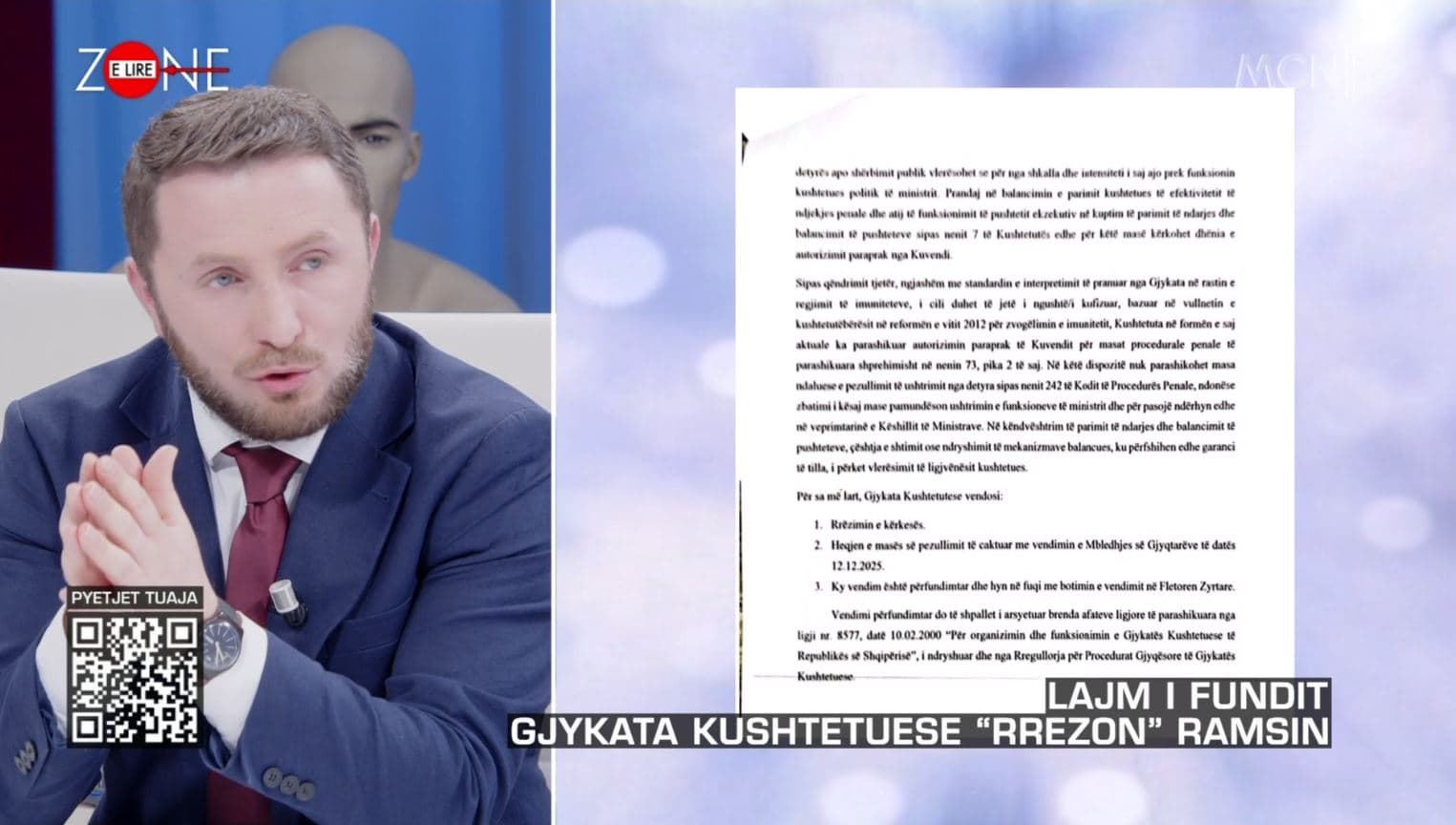 Vendimi i Kushtetueses, Muça: Një situatë win-win 