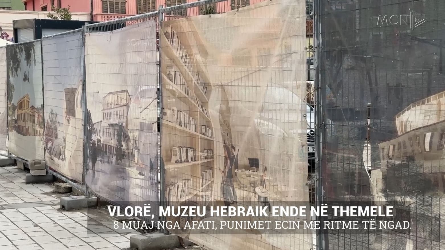 Vlorë, muzeu hebraik ende në themele/ 8 muaj nga afati, punimet ecin me ritme të ngadalta (VIDEO)