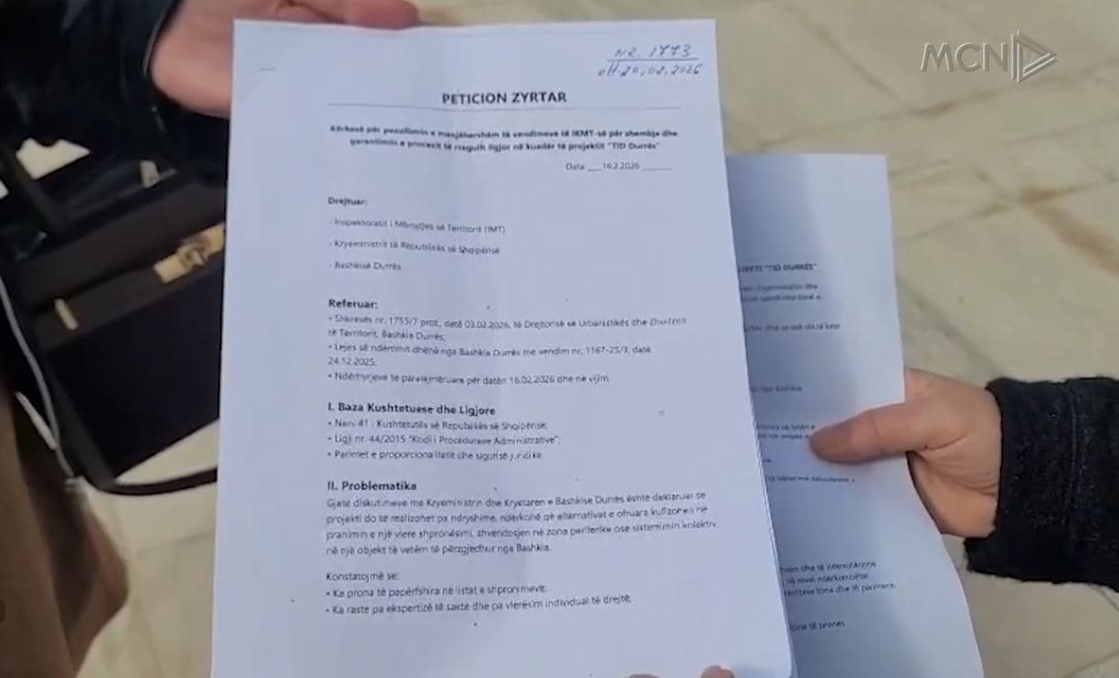 “Të pezullohet vendimi i shembjeve”. Durrës, banorët që preken nga projekti TID, peticion institucioneve