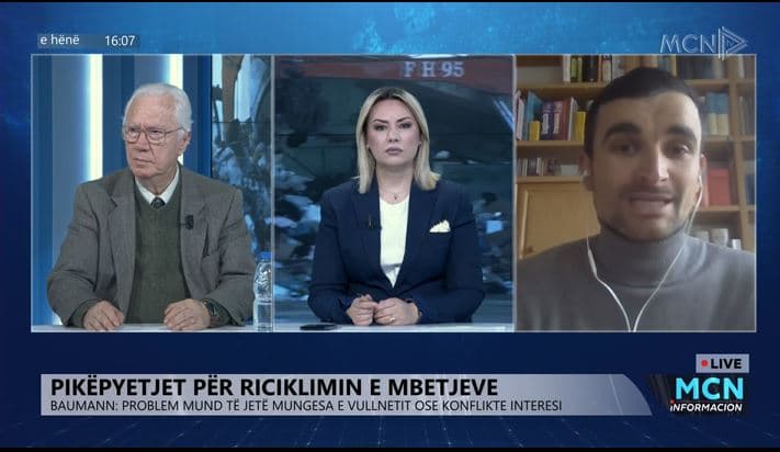 Balteza: Jemi i vetmi vend që ndalon importin për riciklimin. Bauman: Problemi është mungesa e vullnetit, jo ligjet (VIDEO)