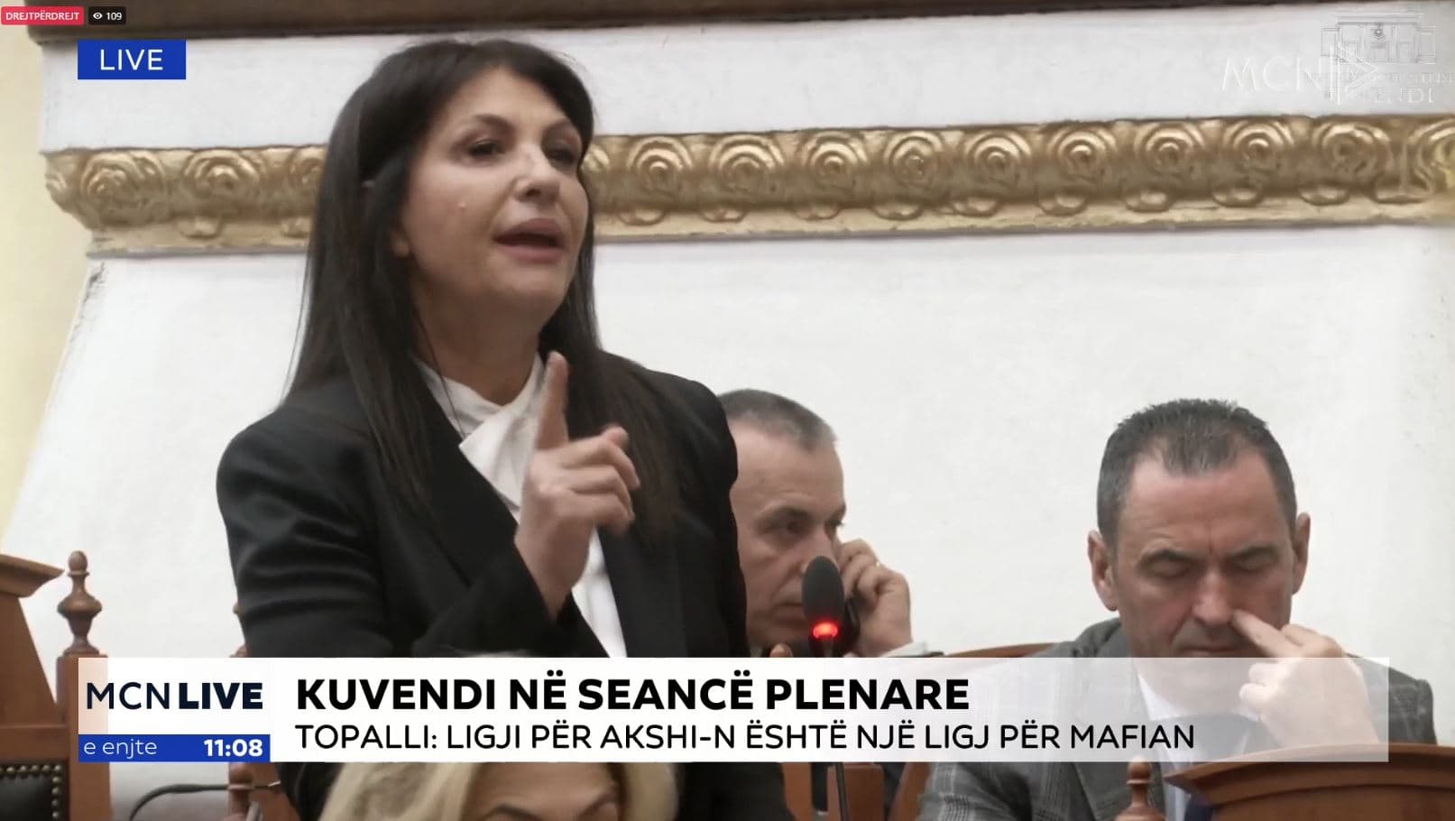 Kuvend/ Topalli: Ligji për AKSHIn, ligj për mafian