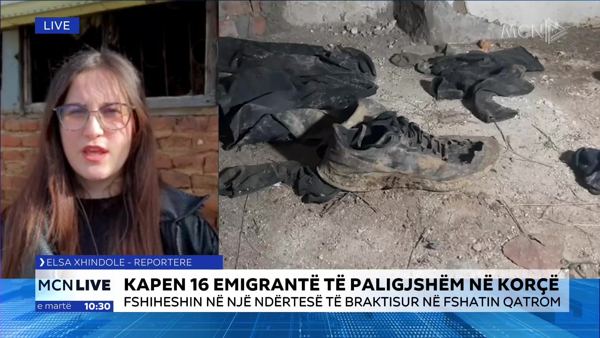 Kapen 16 emigrantë të paligjshëm në Korçë/ Xhindole: Fshiheshin në një ndërtesë të braktisur në fshatin Qatrom (VIDEO)