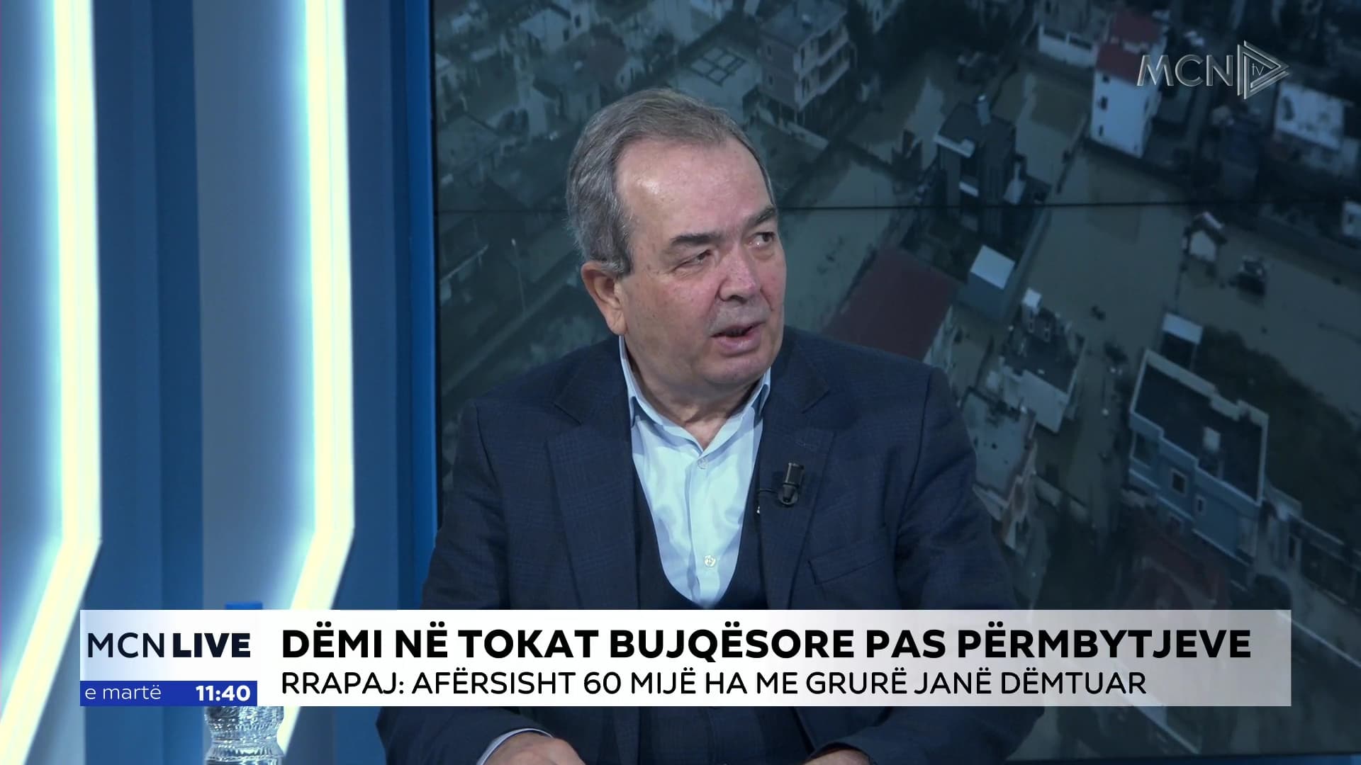  Dëmet nga përmbytjet/ Rrapaj: Afro 6 mijë hektarë me grurë janë dëmtuar dhe nuk rikuperohen më (VIDEO)